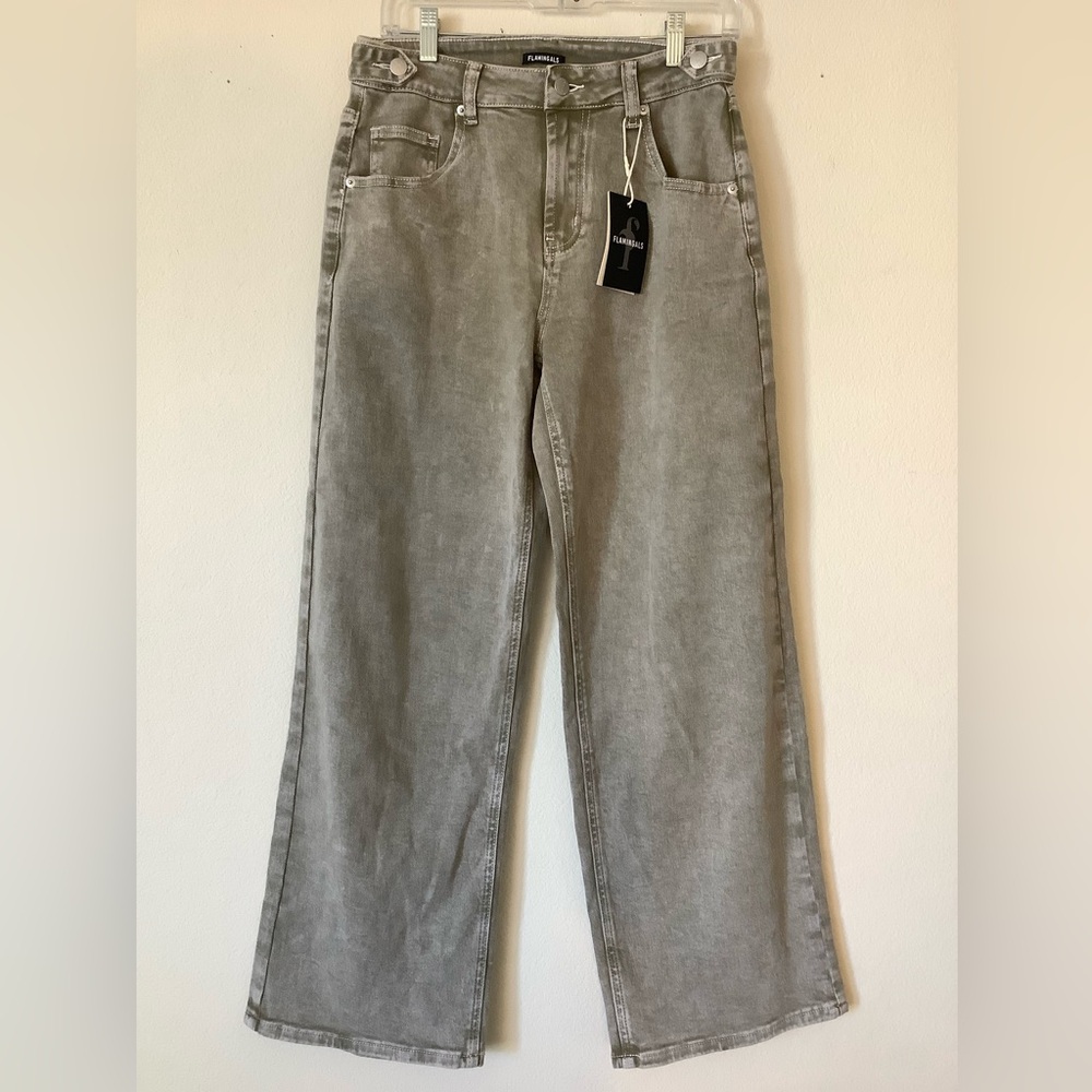 Flamingals Wide Leg Pants Size S (NWT)